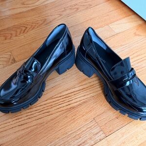 Sincerely Jules Black Chunky Dylan Loafers Lug Sole Size 10 NWOT